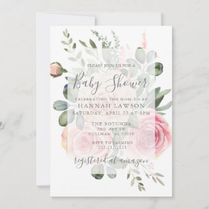 Convite para chás de fraldas