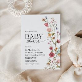 Convite para chás de fraldas Cobra d'água