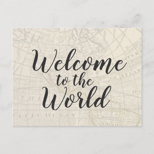 Convite para Chás de fraldas com Temas de viagens  (Frente)