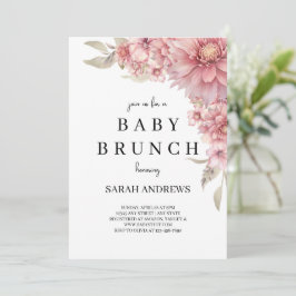 Convite para chás de fraldas, Convite para Brunch 