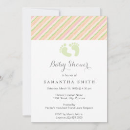 Convite para Chás de fraldas de ausência de violaç