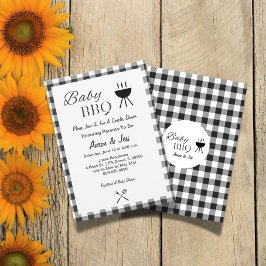 Convite para Chás de fraldas de Casais de CHURRASC