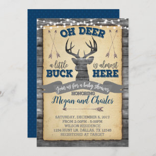 Convite para Chás de fraldas de Cerco