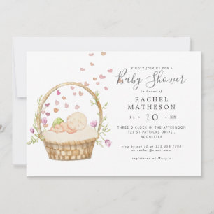 convite para chás de fraldas de páscoa aquática ho