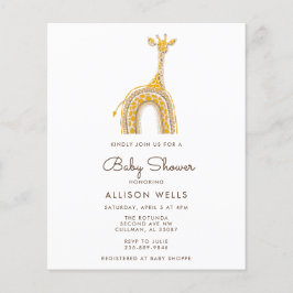 Convite para Chás de fraldas Modernos