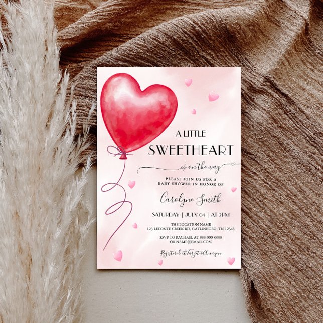 Convite para Chás de fraldas namorados (Criador carregado)