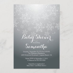 Convite para Chás de fraldas Neutrais Moderno Floc