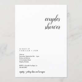 Convite para Chás modernos e minimalistas