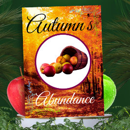 Convite "Pára-choque Apple Harvest Obrigados"