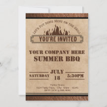 Convite para Churrasco da Empresa, Churrasco de Ve