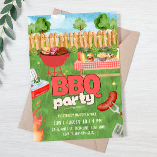 Convite para Churrasco de Verão