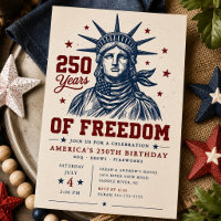 Convite para Churrasco dos 250 Anos de Liberdade