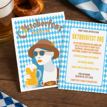 Convite para CHURRASCO personalizado do Oktoberfes