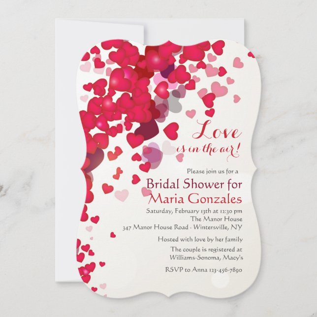 Convite para Chuveiro de Amor (Frente)