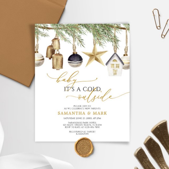 Convite para Chuveiro de Bebê no Orçamento É um Fr (Criador carregado)