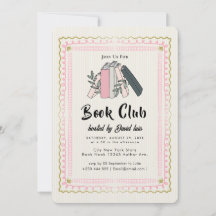Convite para Clube do Livro Dark Academia