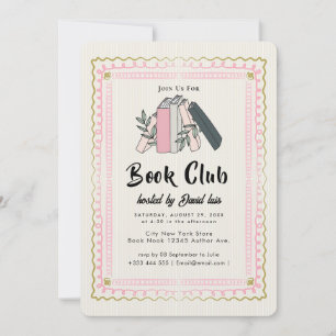 Convite para Clube do Livro Dark Academia