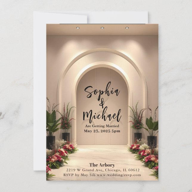 Convite para Cobrir da Revista de Casamento (Frente)
