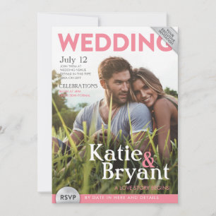 Convite para cobrir da Revista de Casamento
