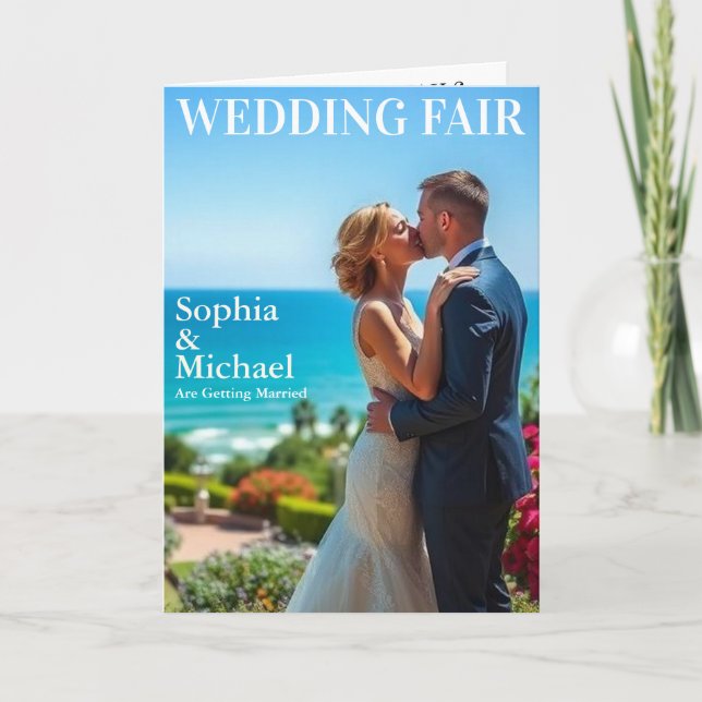 Convite para Cobrir da Revista de Casamento de Pra (Frente)