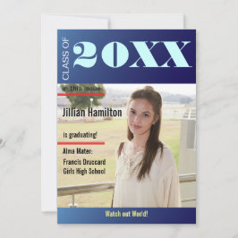 Convite para Cobrir da Revista de Graduação Azul S