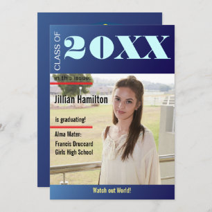 Convite para Cobrir da Revista de Graduação Azul S