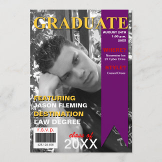Convite para Cobrir da Revista de Graduação de Fot