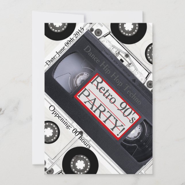 Convite para cobrir técnico da Retro 90 (Frente)