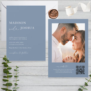 Convite para Código QR de Fotografia Foto de Calig