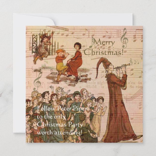 Convite para Colagem de Piper Pied (Frente)