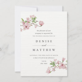 Convite para Coleção de Magnolia