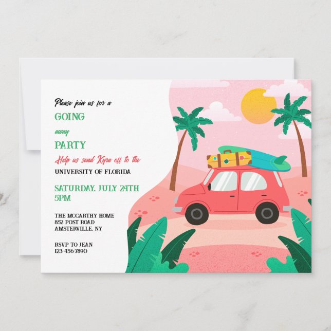 Convite para Colégio Tropical (Frente)