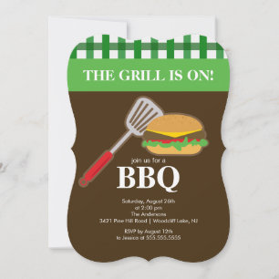 Convite para Cookout de Churrasco de Verão