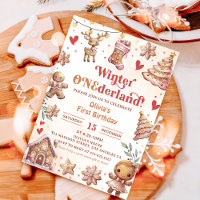 Convite para cozinheiros cor-de-rosa no inverno em