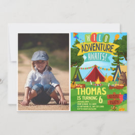 Convite para crianças modernas Festas de aniversár