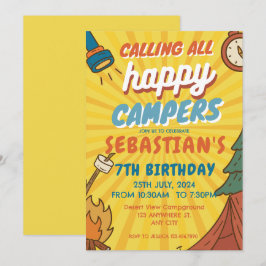 Convite para crianças modernas Festas de aniversár