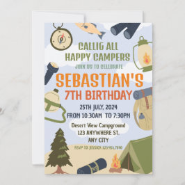 Convite para crianças modernas Festas de aniversár