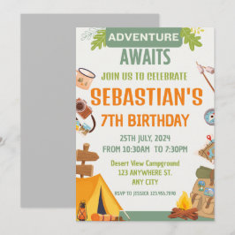 Convite para crianças modernas Festas de aniversár
