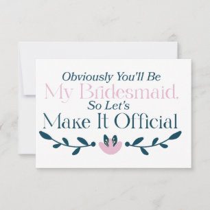 Convite para Dama de Honra