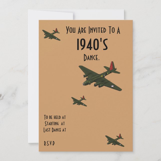 Convite para dança (Frente)