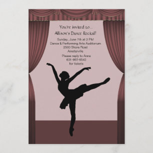 Convite para Dança de Chamadas de Cortina