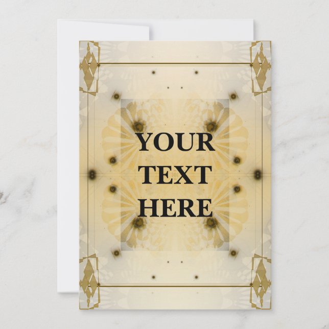 Convite para Deco de Arte Futurística (Frente)