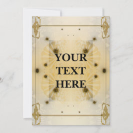 Convite para Deco de Arte Futurística