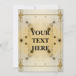 Convite para Deco de Arte Futurística