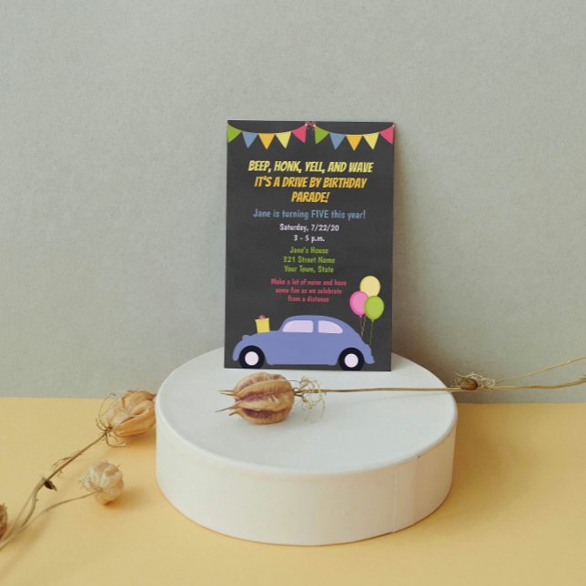 Convite para Desfile de Aniversário (Criador carregado)