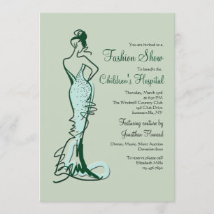 Convite para Desfile de Moda Couture