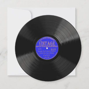 Convite para Design de Registro de Vinilo Personal