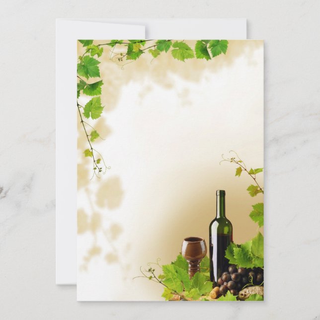 Convite para design de vinho (Frente)