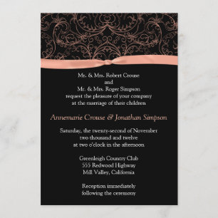 Convite para Deslocamento de Peach e Casamento de 