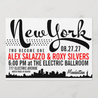 Convite para Destino de NOVA IORQUE